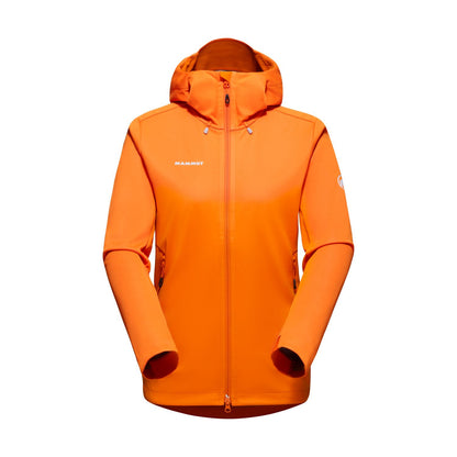 Vējjaka Mammut Ultimate VII SO Hooded sieviešu Dark Tangerine