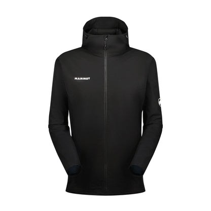 Vējjaka Mammut Granite SO Hooded vīriešu Black-White