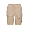 Šorti Mammut Zinal Hybrid sieviešu Savannah-Dark Sand