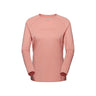 Sporta krekls Mammut Selun FL Longsleeve Logo sieviešu Quartz Dust