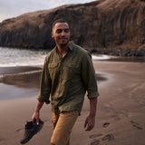 Krekls Fjallraven Övik Travel Shirt LS vīriešu