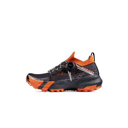 Taku skriešanas apavi Mammut Aenergy TR BOA® Mid GTX sieviešu Black-Dark Tangerine