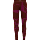 Merino termoveļas legingi Icebreaker 250 Vertex sieviešu Fractured Landscapes Espresso Cherry L