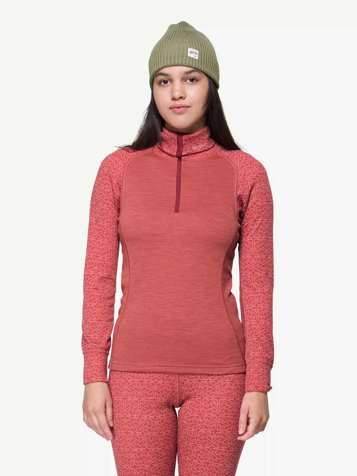 Termokrekls Devold Duo Active Merino 205 Zip Neck sieviešu