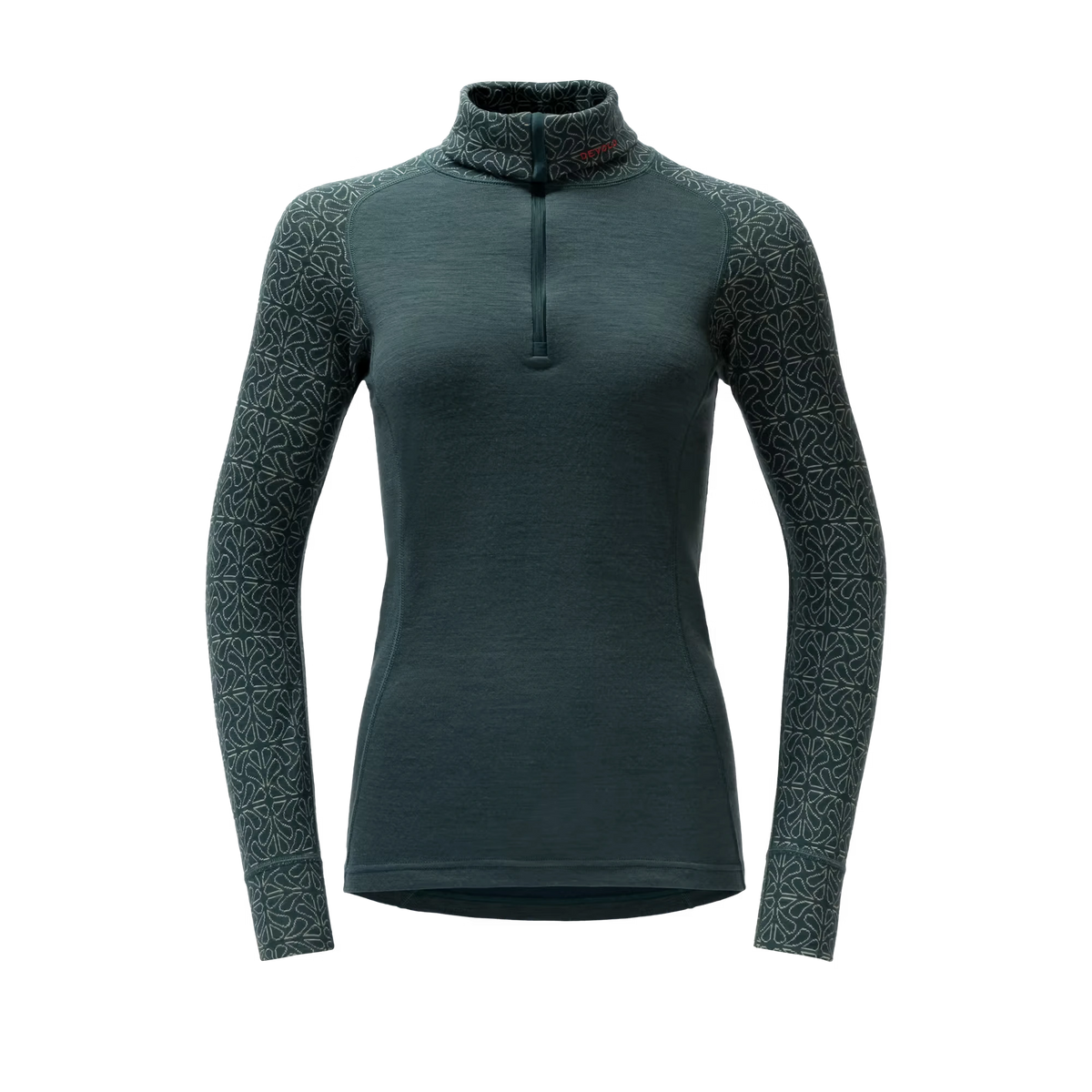 Termokrekls Devold Duo Active Merino 205 Zip Neck sieviešu