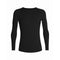 Termoveļas krekls Icebreaker Merino 200 Zone LS Crewe vīriešu Black XL