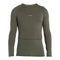Termoveļas krekls Icebreaker Merino 200 ZoneKnit LS Crewe vīriešu Loden Ether