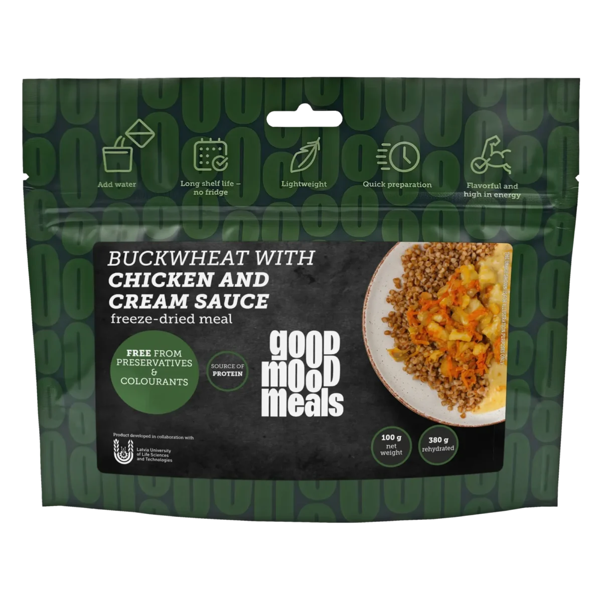 Good Mood Meals Griķi ar vistu krēmīgā mērcē