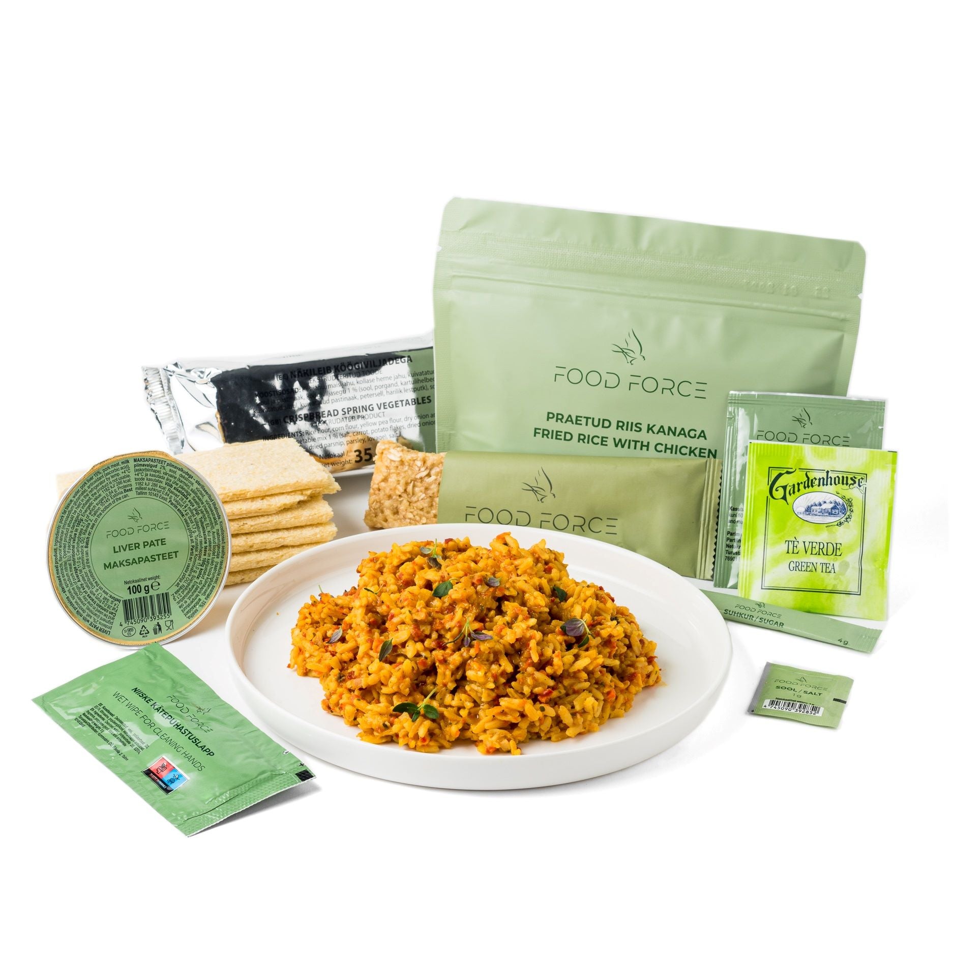 Tūristu pārtikas komplekts Rīsi ar vistu Food Force ration pack