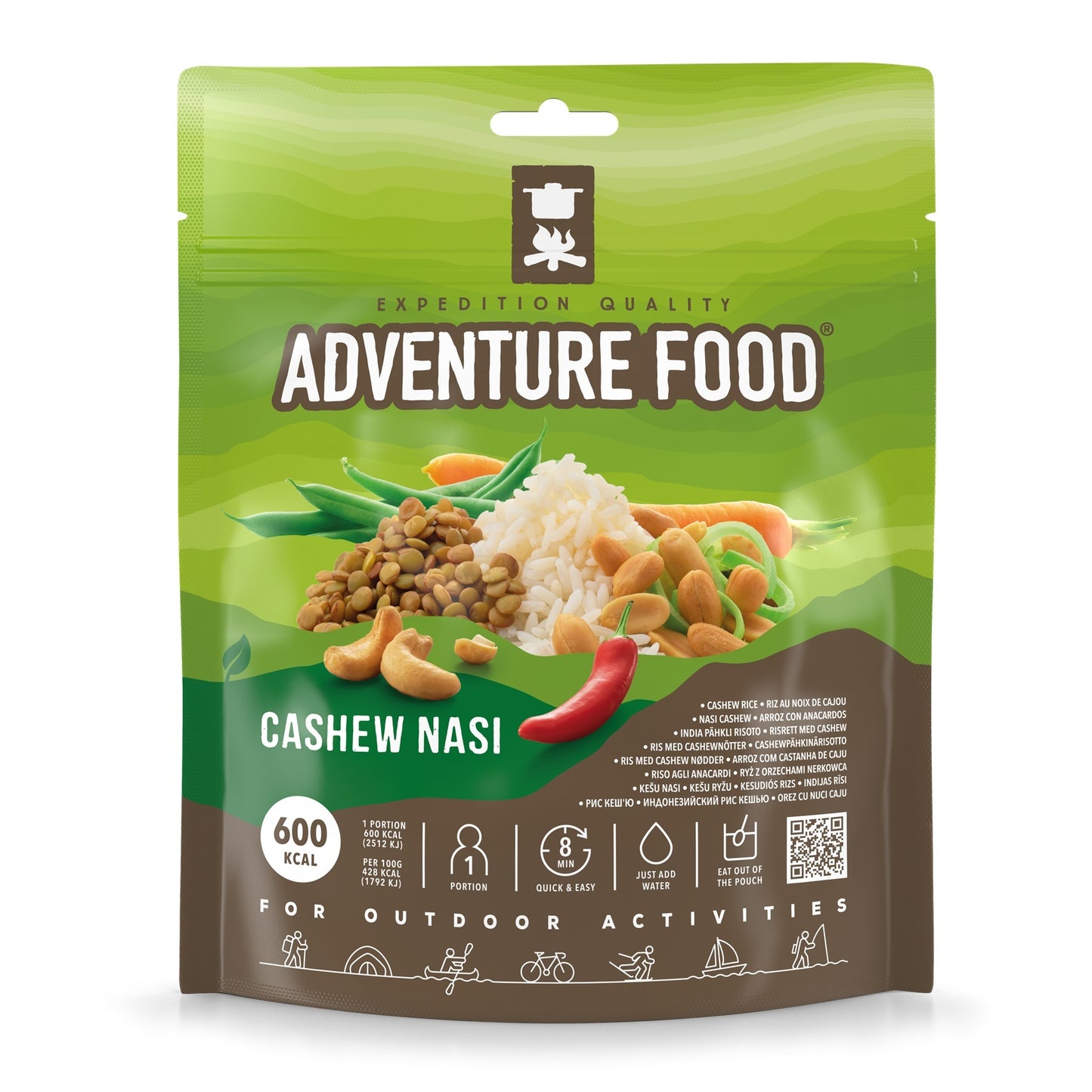 Tūristu pārtika Adventure Food Cashew Nasi