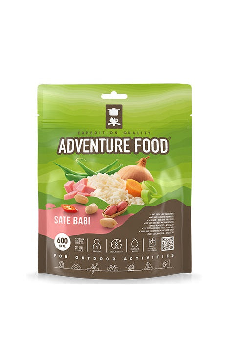 Adventure Food Sate Babi tūristu pārtika rīsi ar šķiņķi