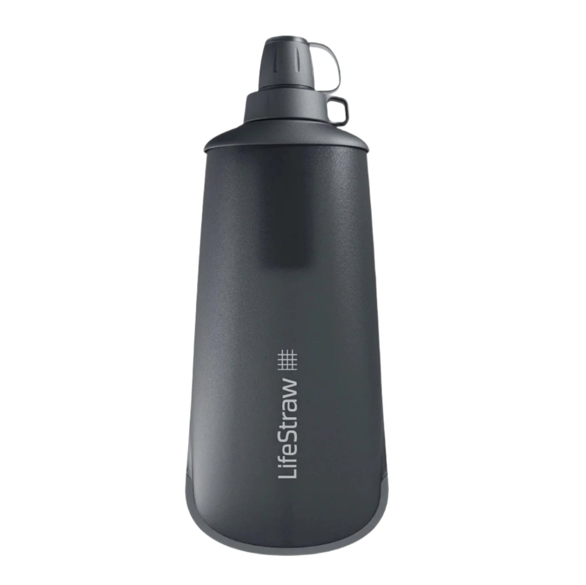 Filtra pudele LifeStraw Peak Series Collapsible Squeeze Bottle Dark Grey