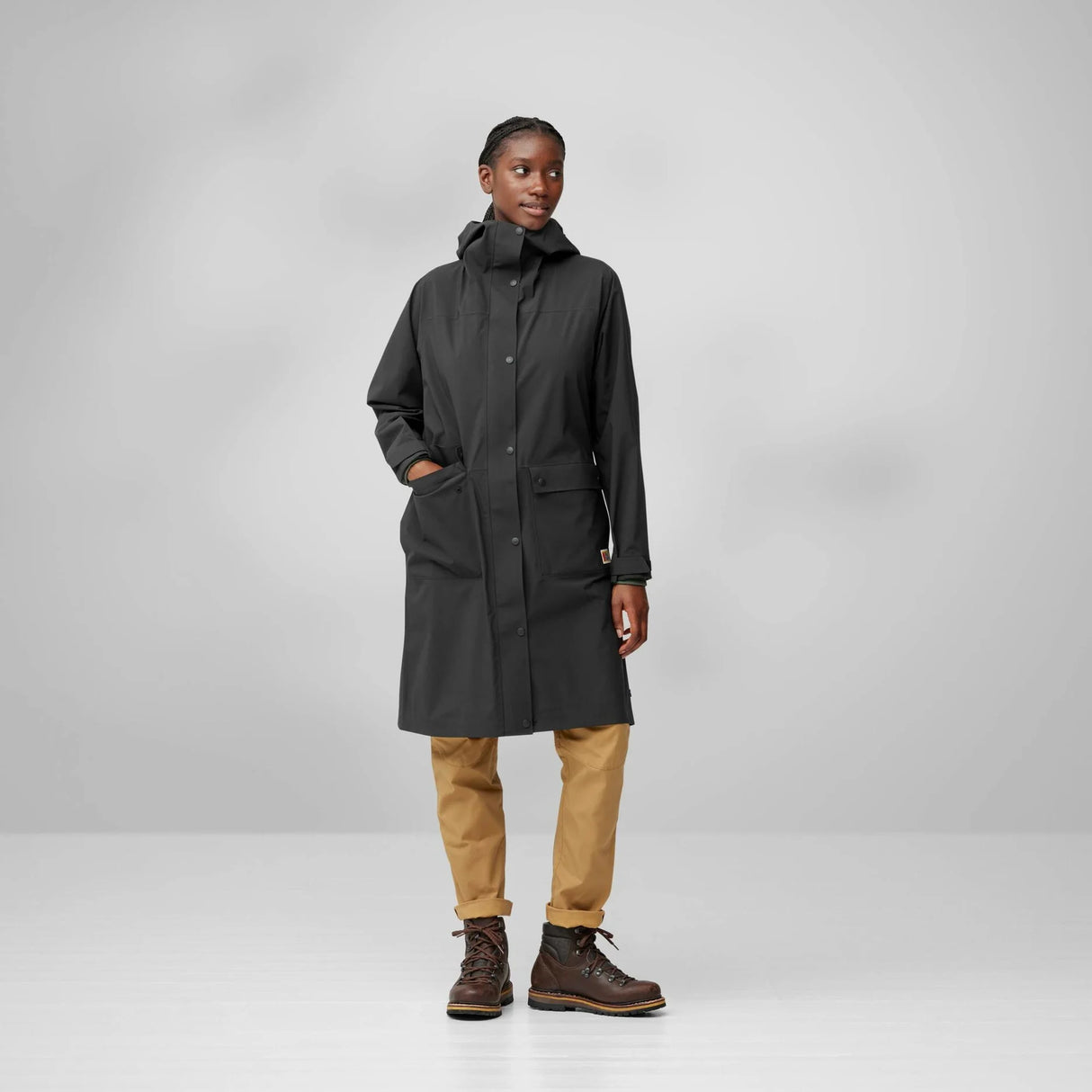 Lietus jaka Fjallraven Vardag Rain Parka sieviešu