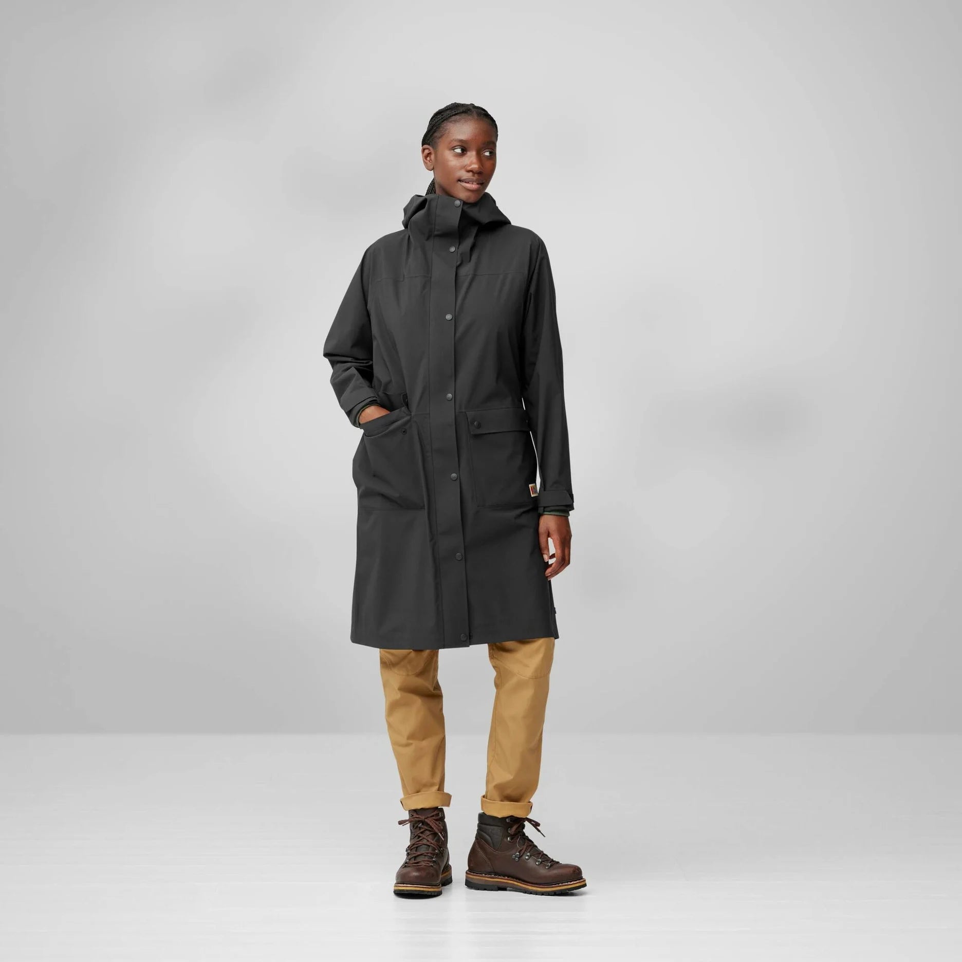 Lietus jaka Fjallraven Vardag Rain Parka sieviešu
