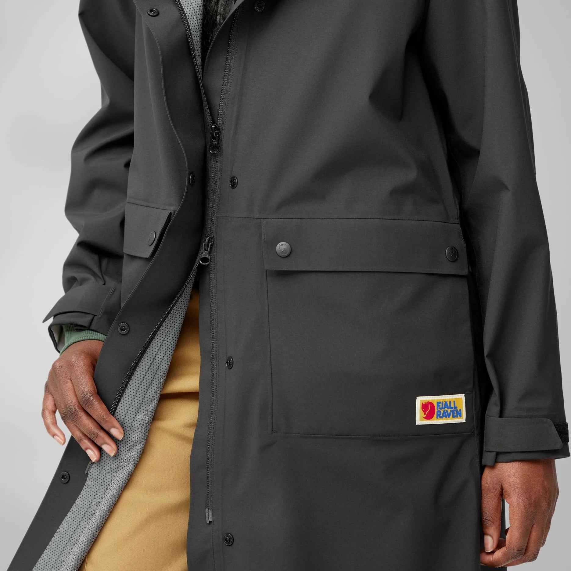 Lietus jaka Fjallraven Vardag Rain Parka sieviešu