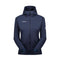 Vējjaka Mammut Granite SO Hooded sieviešu Marine-White Logo