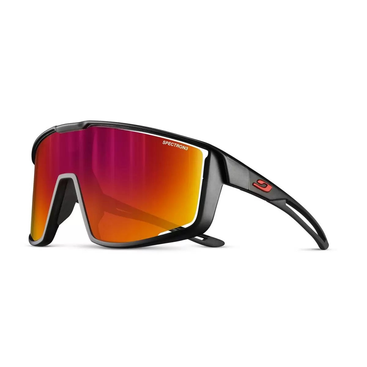 Saulesbrilles Julbo Fury SP3CF Black-Red