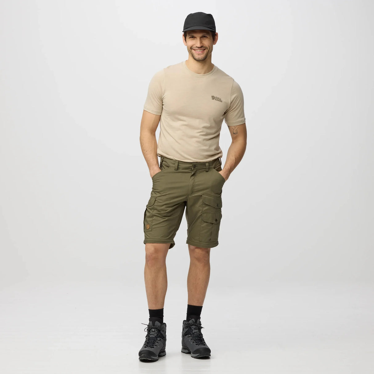 Fjallraven bikses-šorti Vidda Pro Lite Zip-off vīriešu
