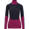 Icebreaker 200 Sonebula LS High Neck termokrekls sieviešu Go Berry Midnight Navy