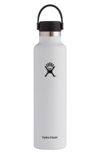 Termopudele Hydro Flask 710ml Standard Mouth Flex Cap 24Oz White