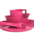 Lifeventure Ellipse Bundle Set tūrisma trauku komplekts Pink